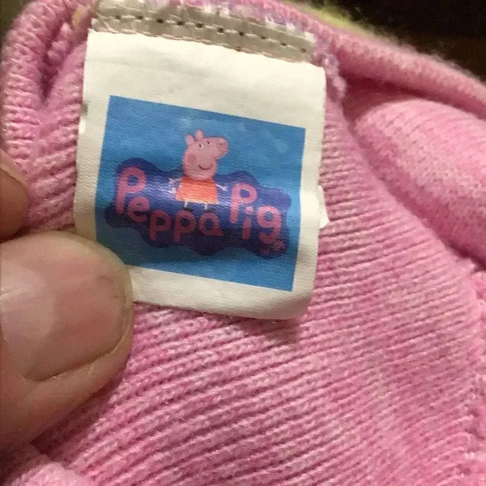 Peppa pig knit cap size 2t-5t
